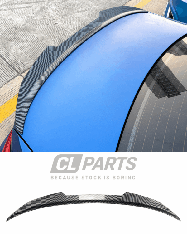 BMW F30 11-19 M4 Look takaspoileri Carbon Look