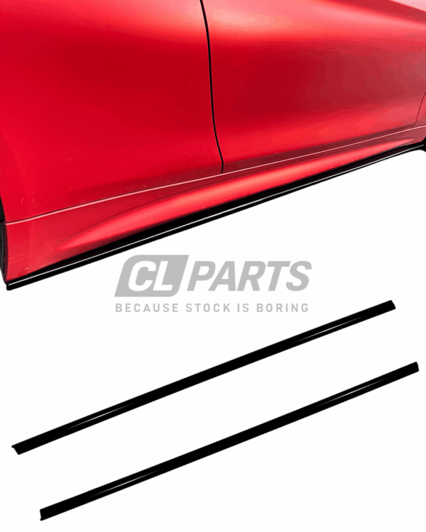 BMW F32 F33 F36 13-21 M-sport helmojen levikkeet/lisäosat kiiltävän musta