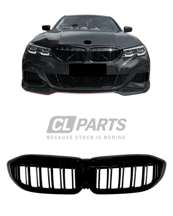 BMW G20 G21 19-22 M-look munuaiset Kiiltävän musta