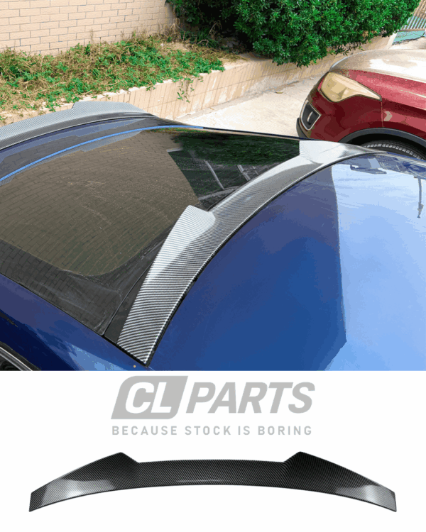Audi A5 S5 8T sportback takalasin spoileri hiilikuitu look