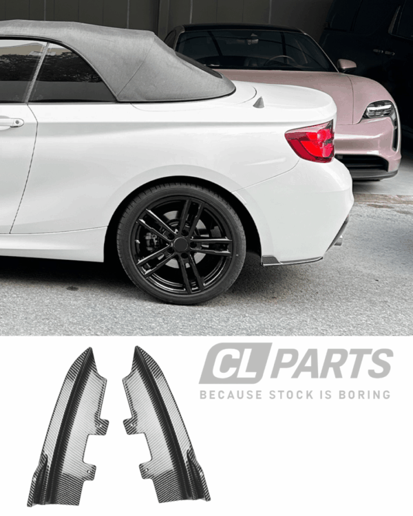 BMW F22 F23 M-sport takakulma levikkeet carbon look