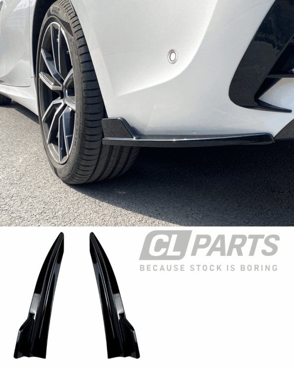 BMW G20 G21 M-sport Takapuskurin kulmalevikkeet/lisäosat Kiiltävän musta