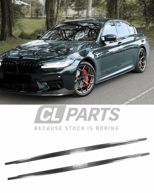 BMW G30 G31 M-Performance sivuhelman spoilerit/lisäosat Carbon look