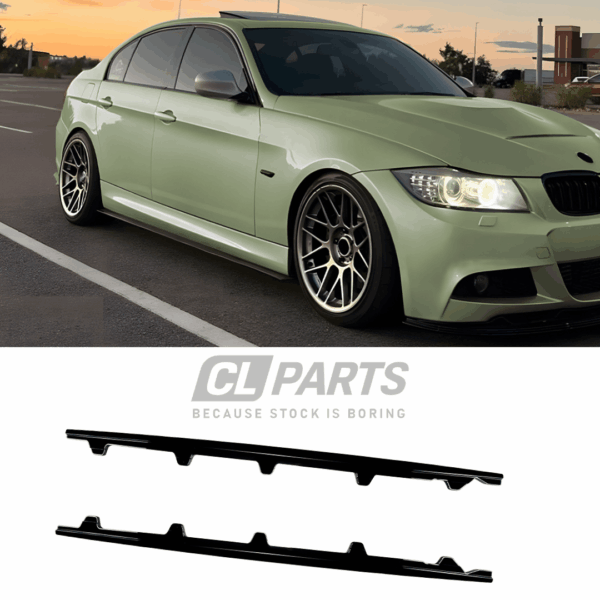 Bmw E90 E91 M-perfomance look helmojen levikkeet kiiltävä musta