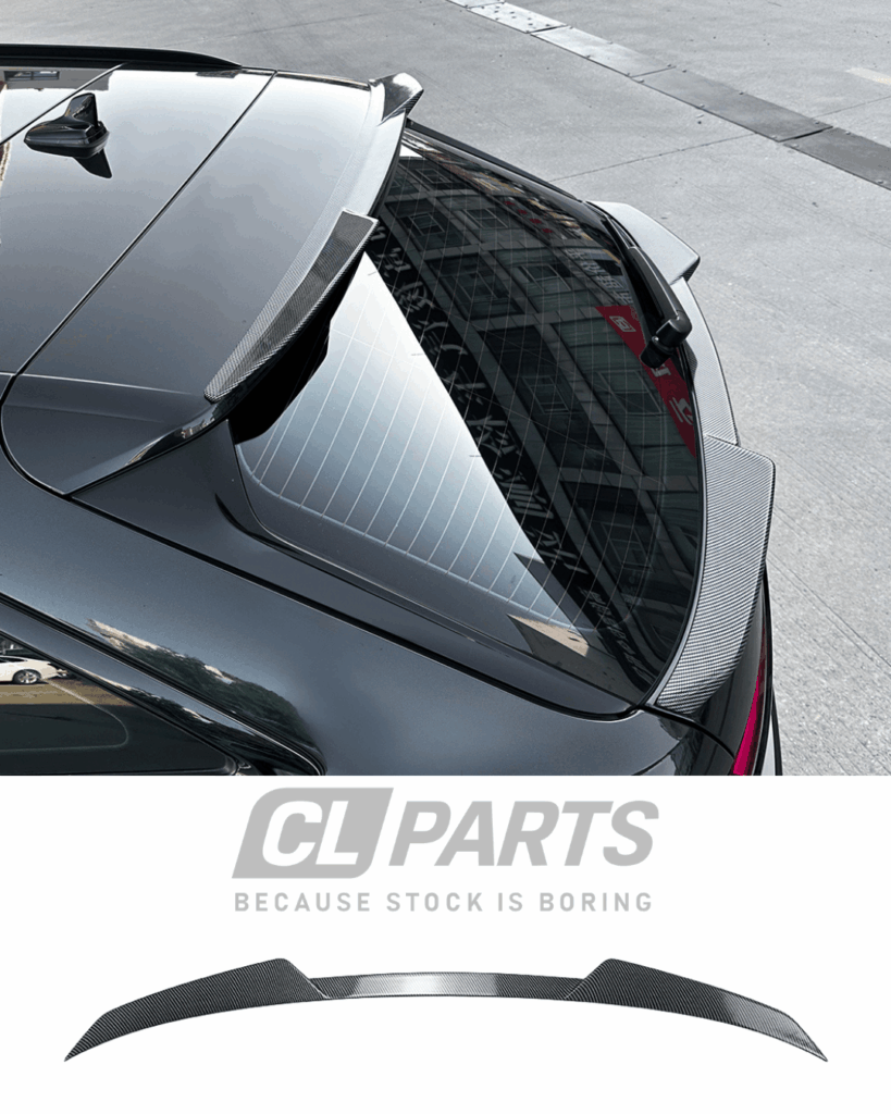 Audi a6 c8 farmari 19- Carbon look väli spoileri