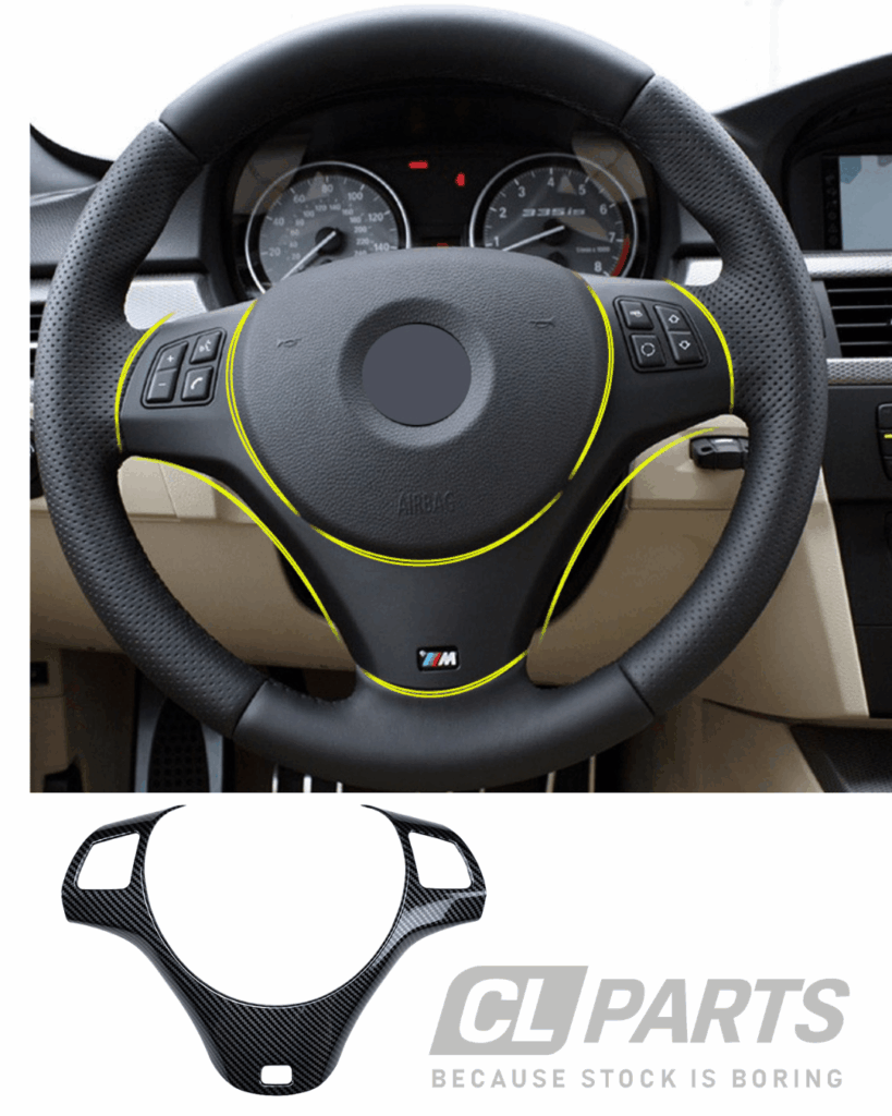 BMW E90 E91 E92 E93 M-sport ratin suoja Carbon look