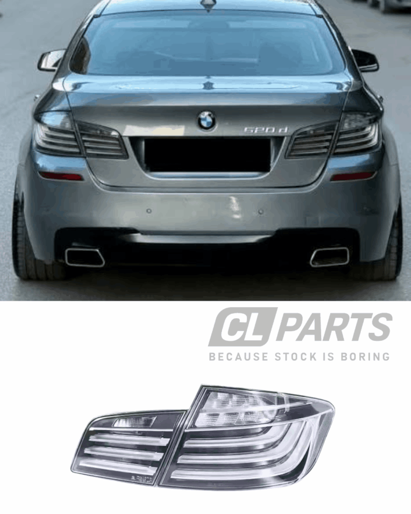 BMW 5-sarja F10 LCI clear takavalot