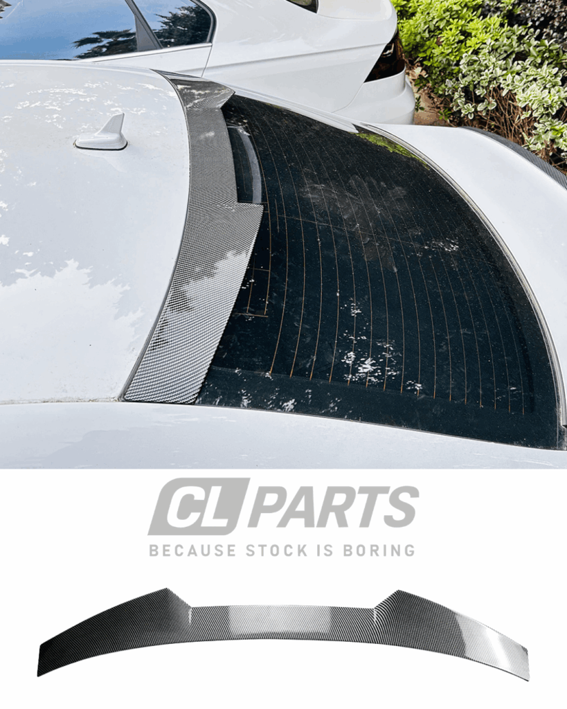 Audi A3 S3 8V sedan takalasin lippa carbon look