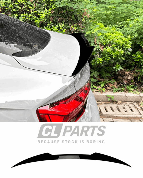 Audi A5 S5 RS5 F5 Coupe kiiltävän musta performance spoileri