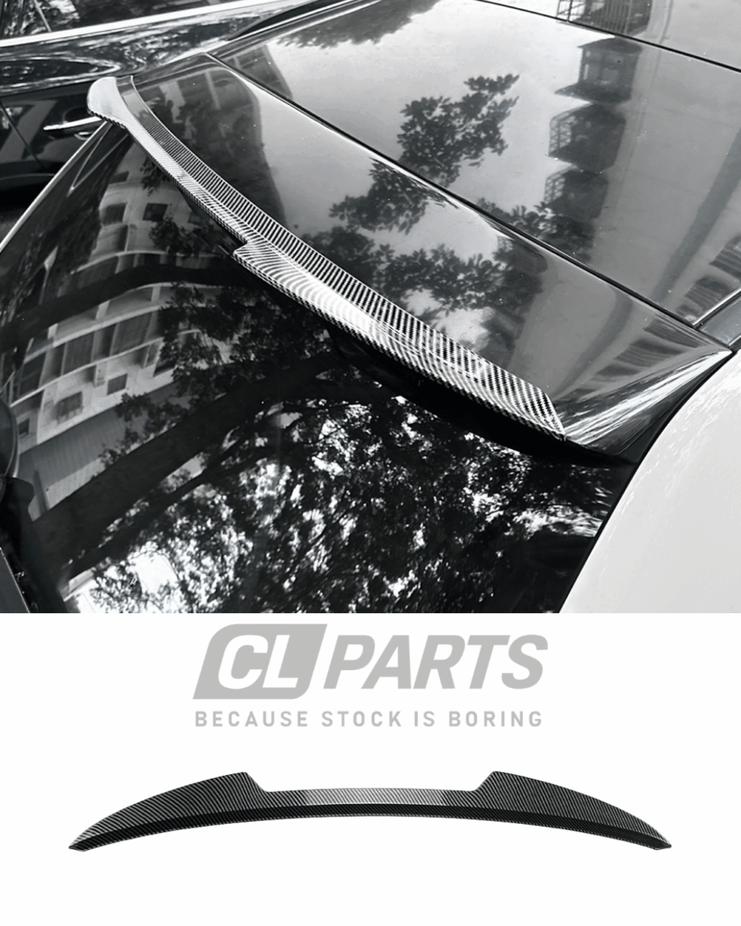 Audi A3 8P S-line Sportback takalippa carbon look