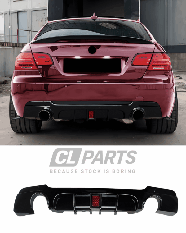 BMW E92 E93 M-performance diffuusori jarruvalolla kiiltävän musta
