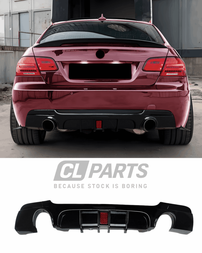 BMW E92 E93 M-performance diffuusori jarruvalolla kiiltävän musta