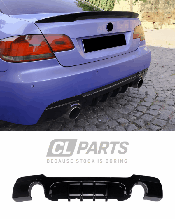 BMW E92 E93 M-performance diffuusori kiiltävän musta