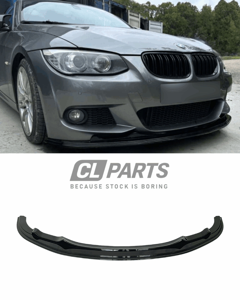 BMW E92 E93 LCI Etupuskurin hockhenheim splitteri kiiltävän musta