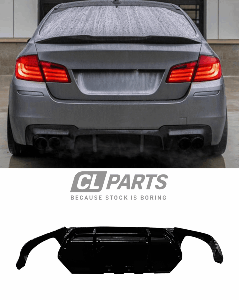 BMW F10/F11 M5-Look V-style Diffuusori kiiltävän musta