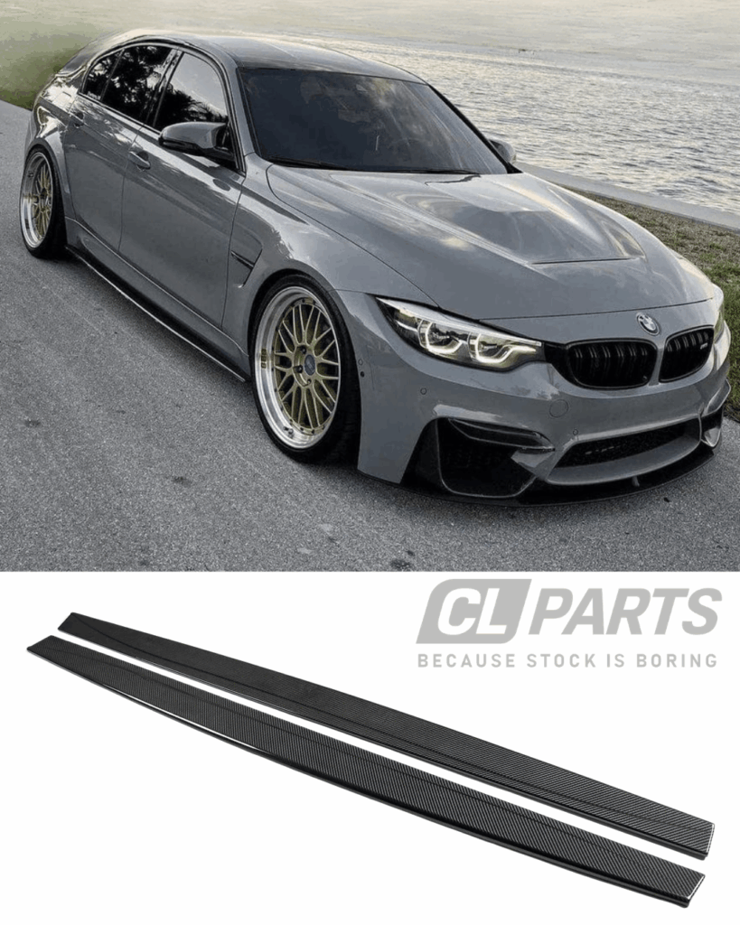 BMW F80 F82 F83 M3 / M4 M-Performance Hiilikuituiset helmojen lisäosat