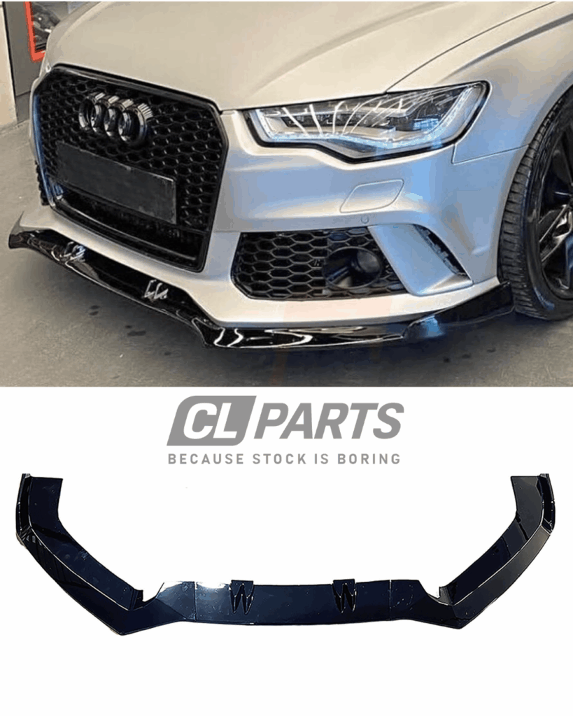 Audi A6 C7 Facelift RS6 Look kiiltävän musta etulippa