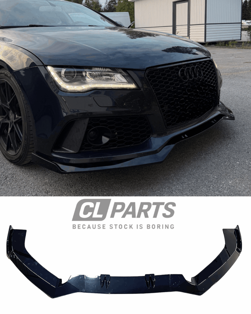 Audi A7 C7 RS7-Look kiiltävän musta etulippa