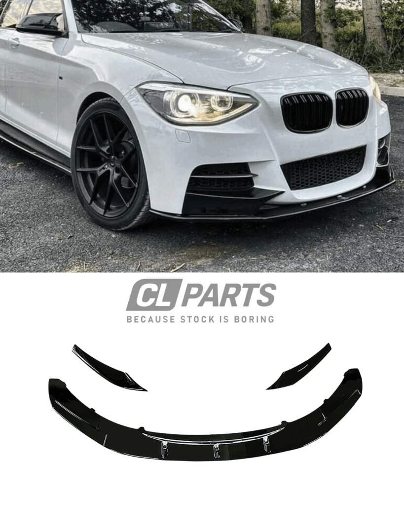 BMW F20/F21 M-performance etulippa kiiltävän musta