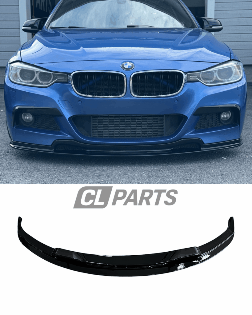BMW F30 F31 V-style etulippa kiiltävän musta
