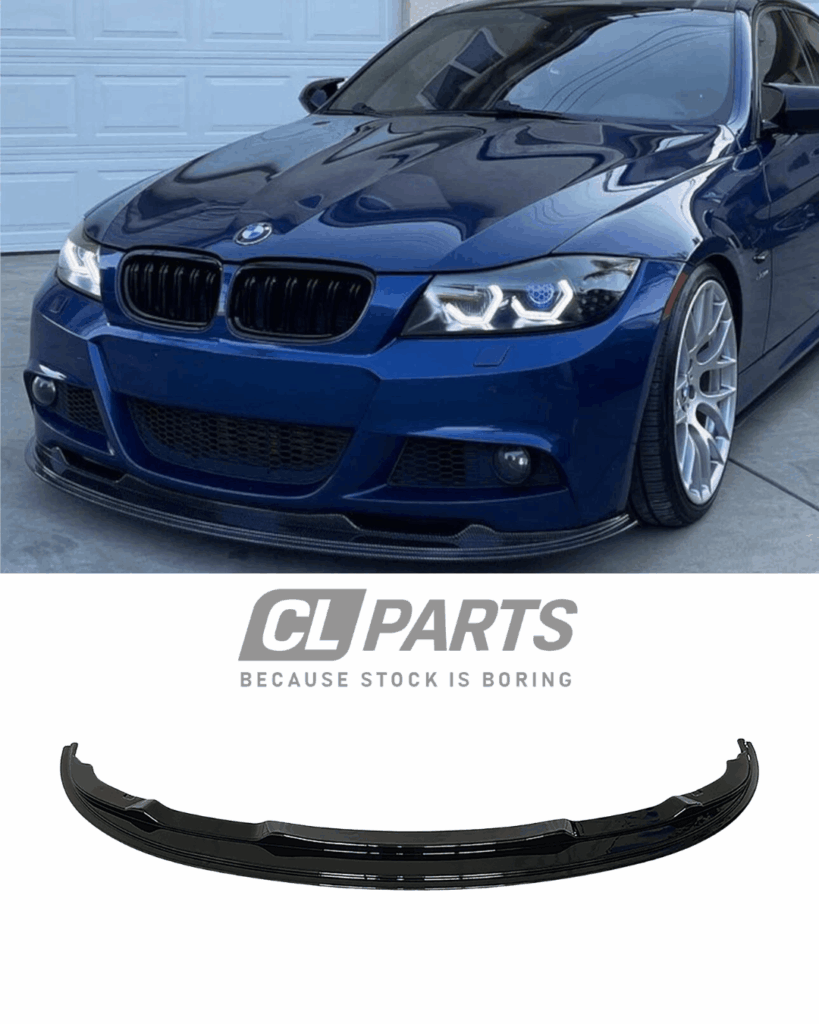 BMW E90 E91 LCI Hockenheim etulippa kiiltävän musta