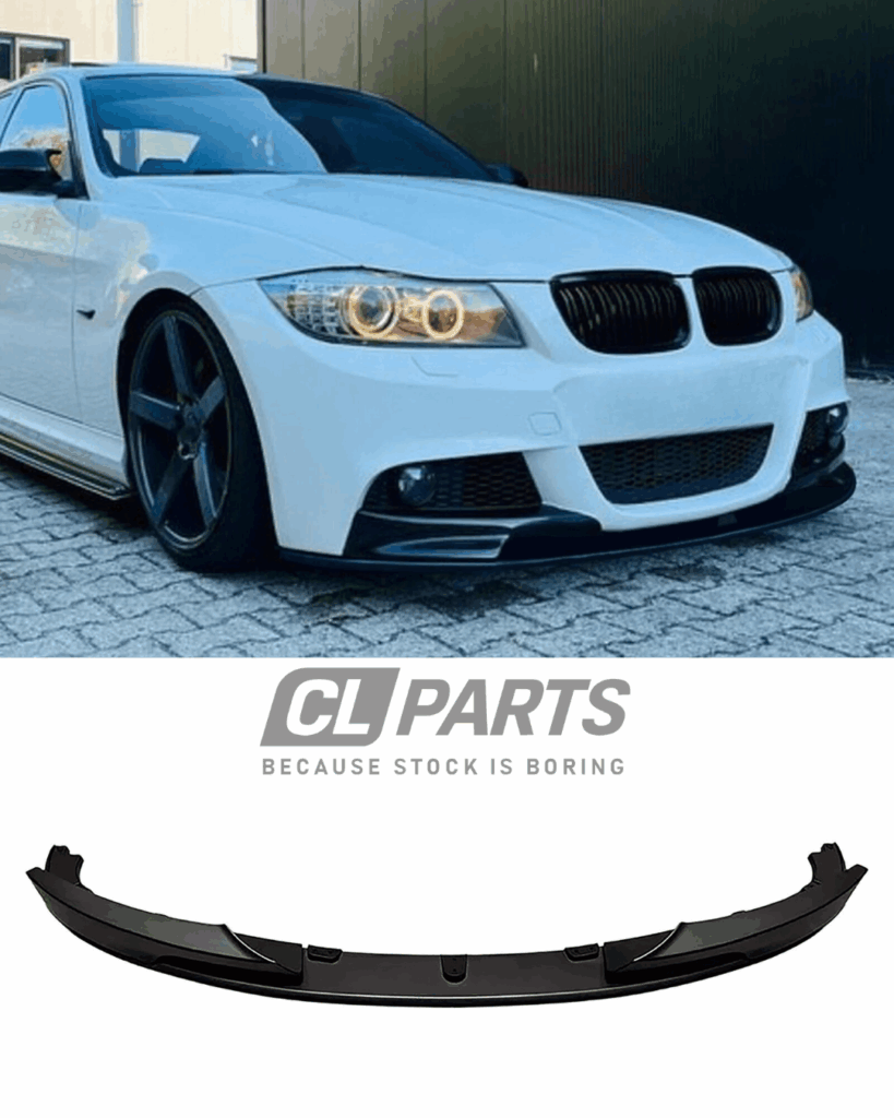 BMW E90 E91 LCI M-performance etulippa kiiltävän musta