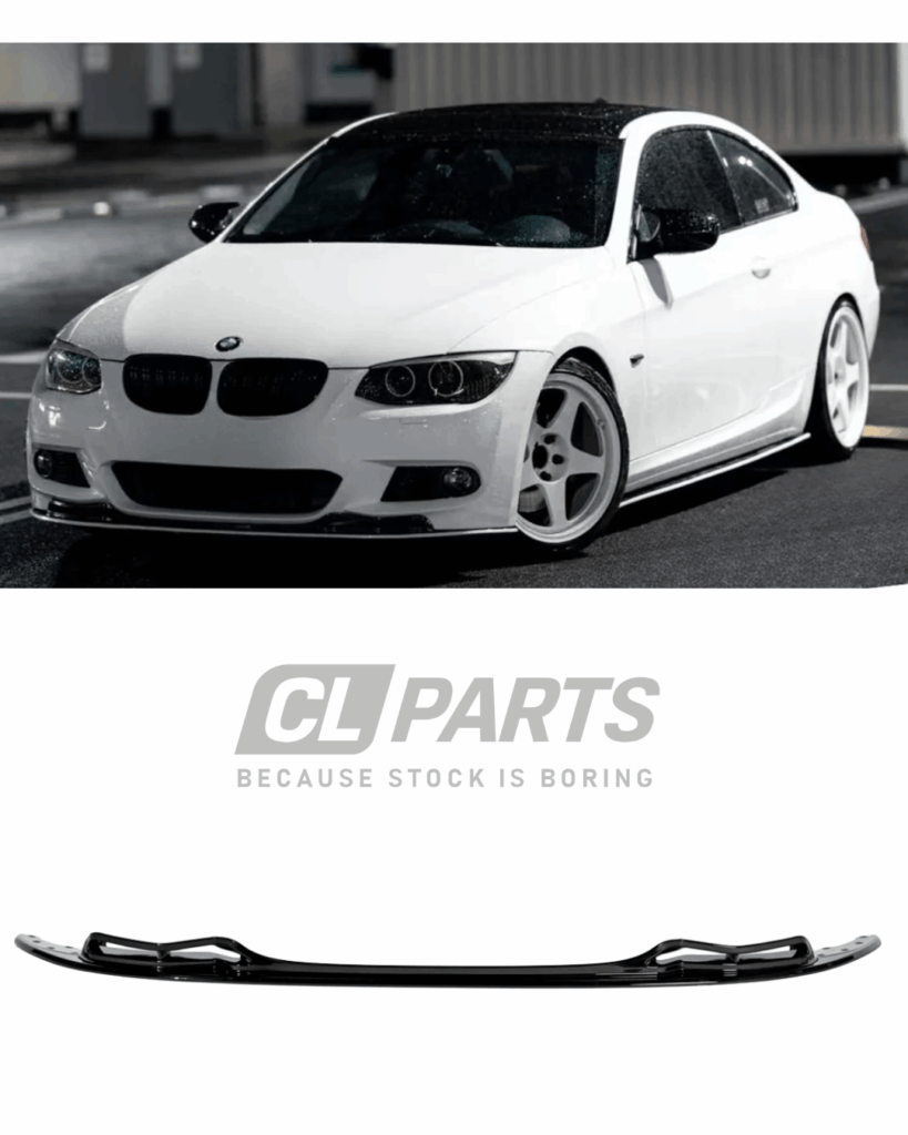 BMW E92 E93 LCI Etupuskurin Competition etulippa kiiltävän musta