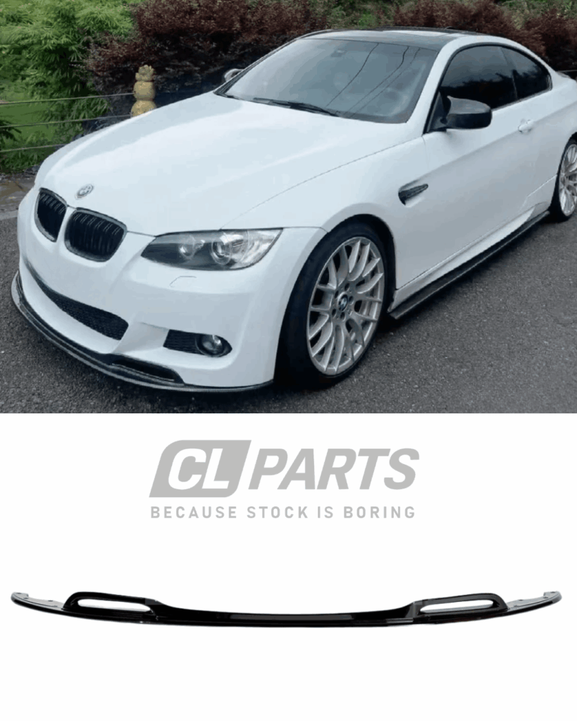 BMW E92 E93 PRE-LCI Etupuskurin Competition etulippa kiiltävän musta