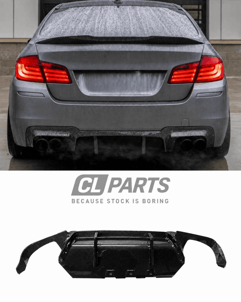 BMW F10/F11 M5-Look V-style Diffuusori carbon look