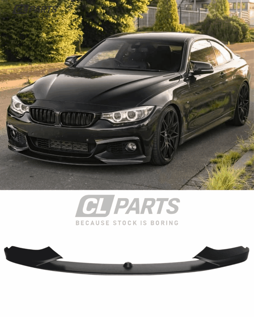 BMW F32 F33 F36 M-Performance etupuskurin lippa kiiltävän musta