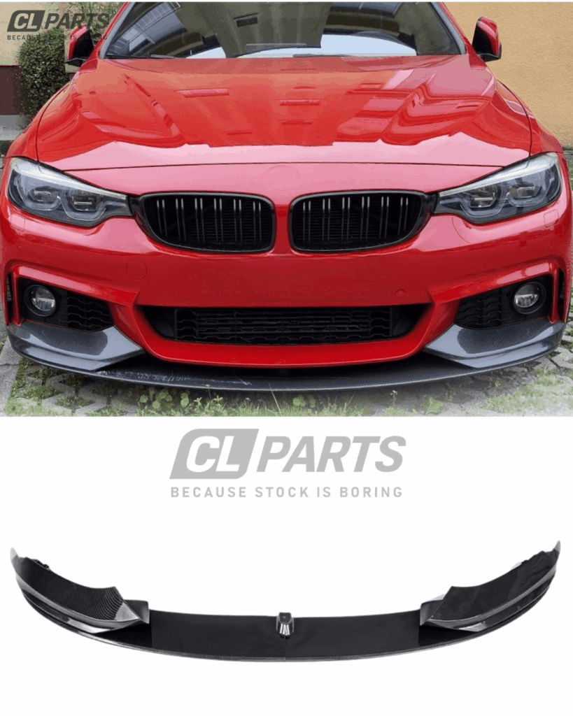 BMW F32 F33 F36 M-Performance etupuskurin lippa carbon look