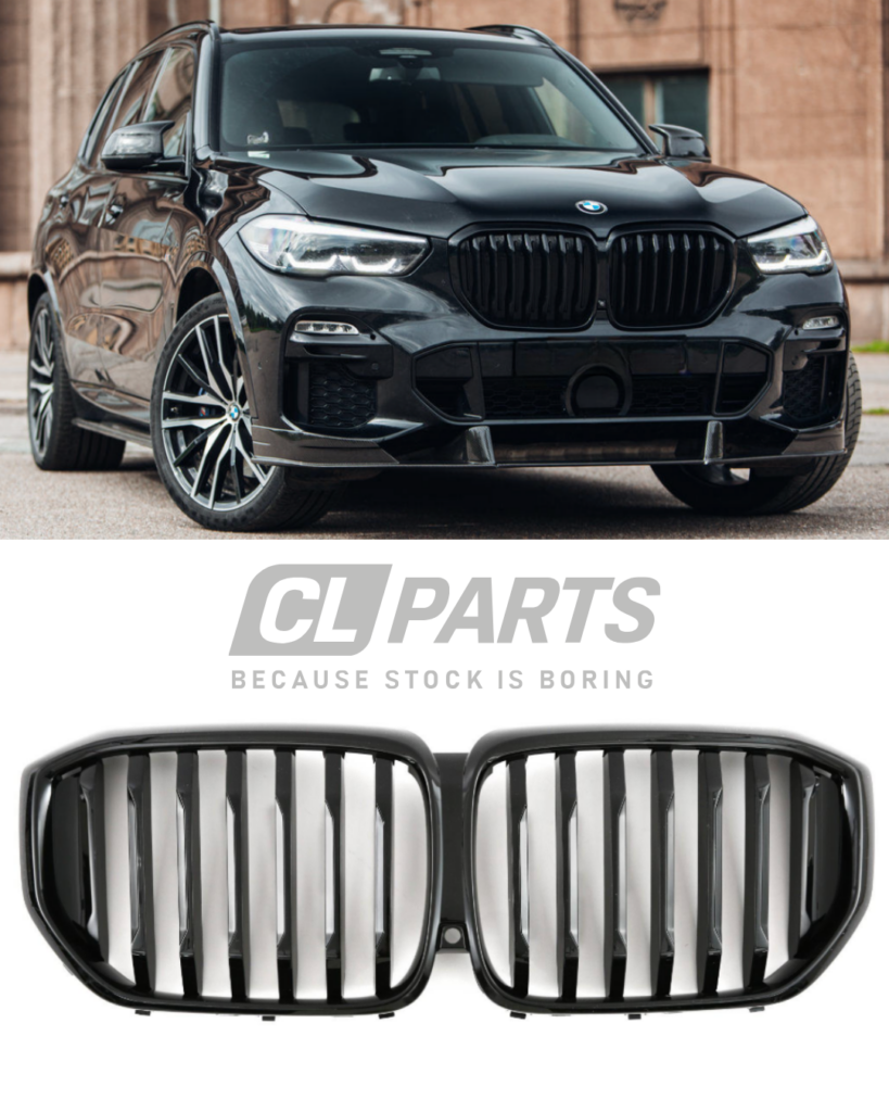 BMW X5 G05 M-look kiiltävän mustat munuaiset