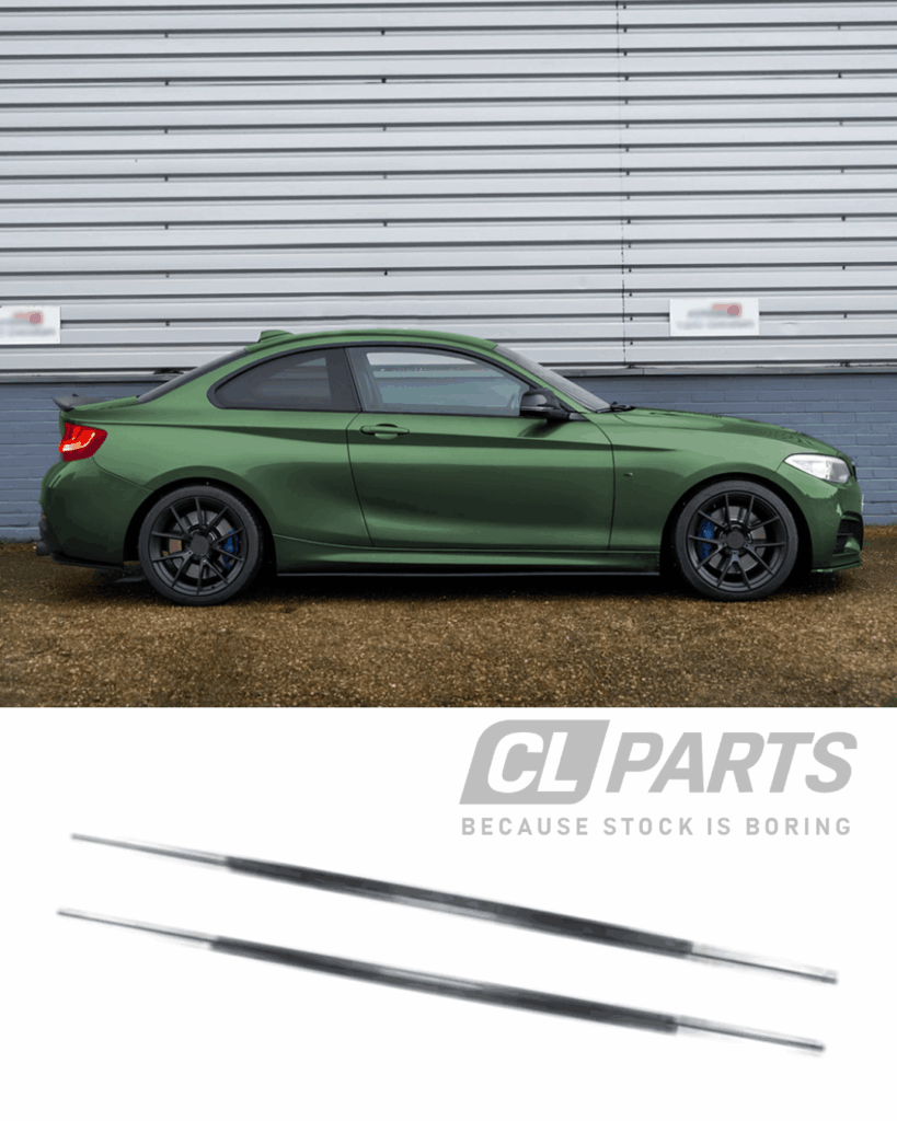 BMW F22 F23 M-performance helmalipat carbon look