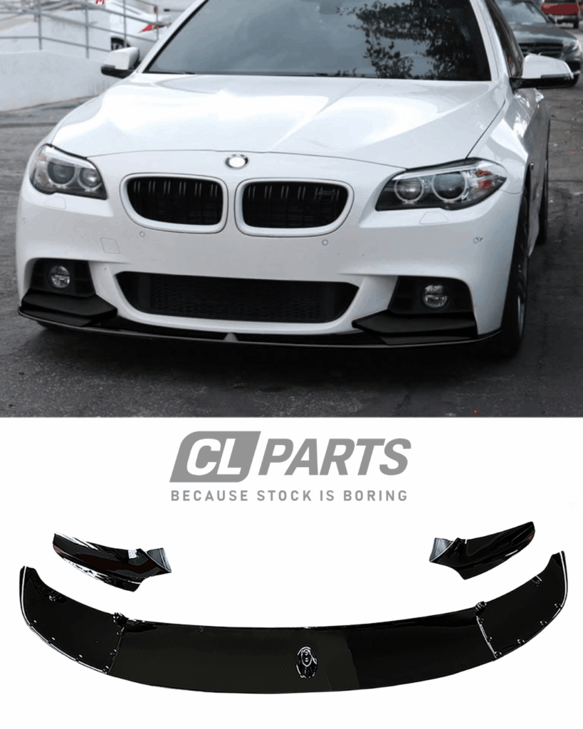 BMW F10 F11 10-17 M-performance etulippa kiiltävän musta