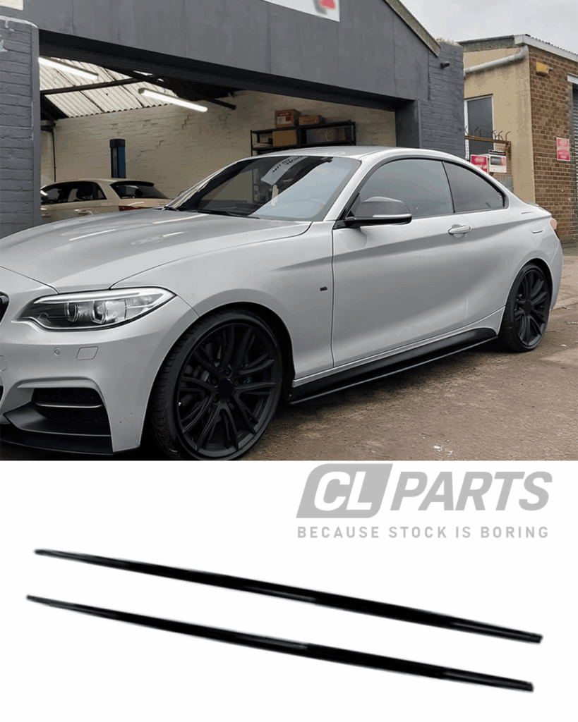 BMW F22 F23 M-performance helmalipat kiiltävän musta
