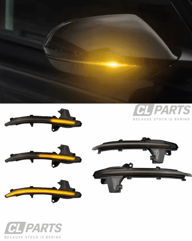 Audi A6 S6 RS6 A7 S7 RS7 C8 Peilivilkut tumma dynaaminen LED