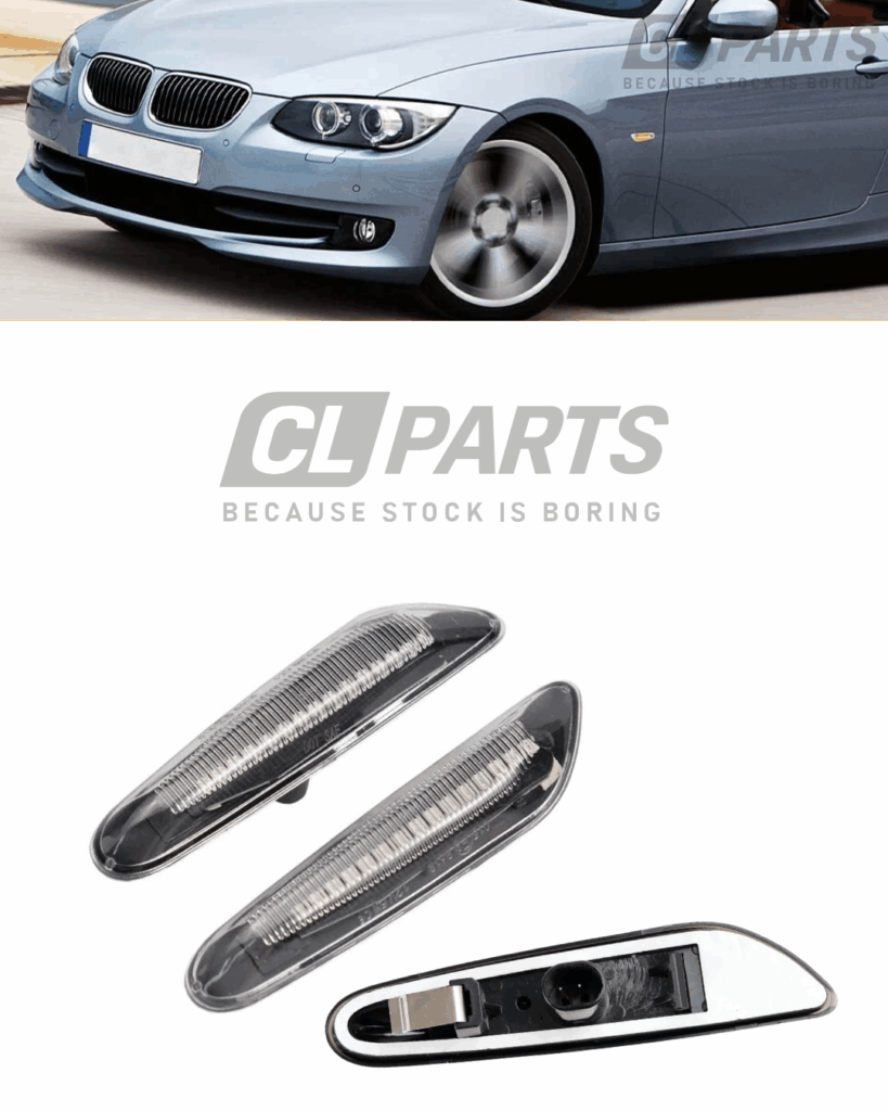 BMW E60 E61 E90 E91 E81 E82 Sivuvilkut kirkas dynaaminen LED