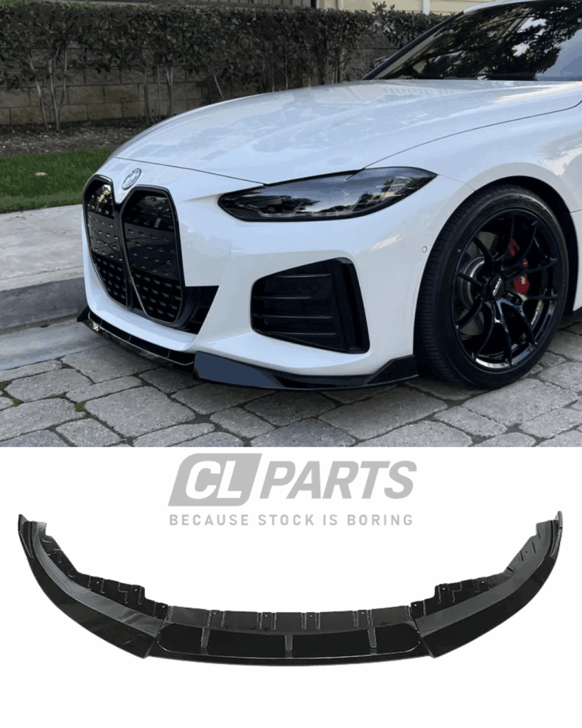 BMW G26 Competition Etulippa Kiiltävän Musta