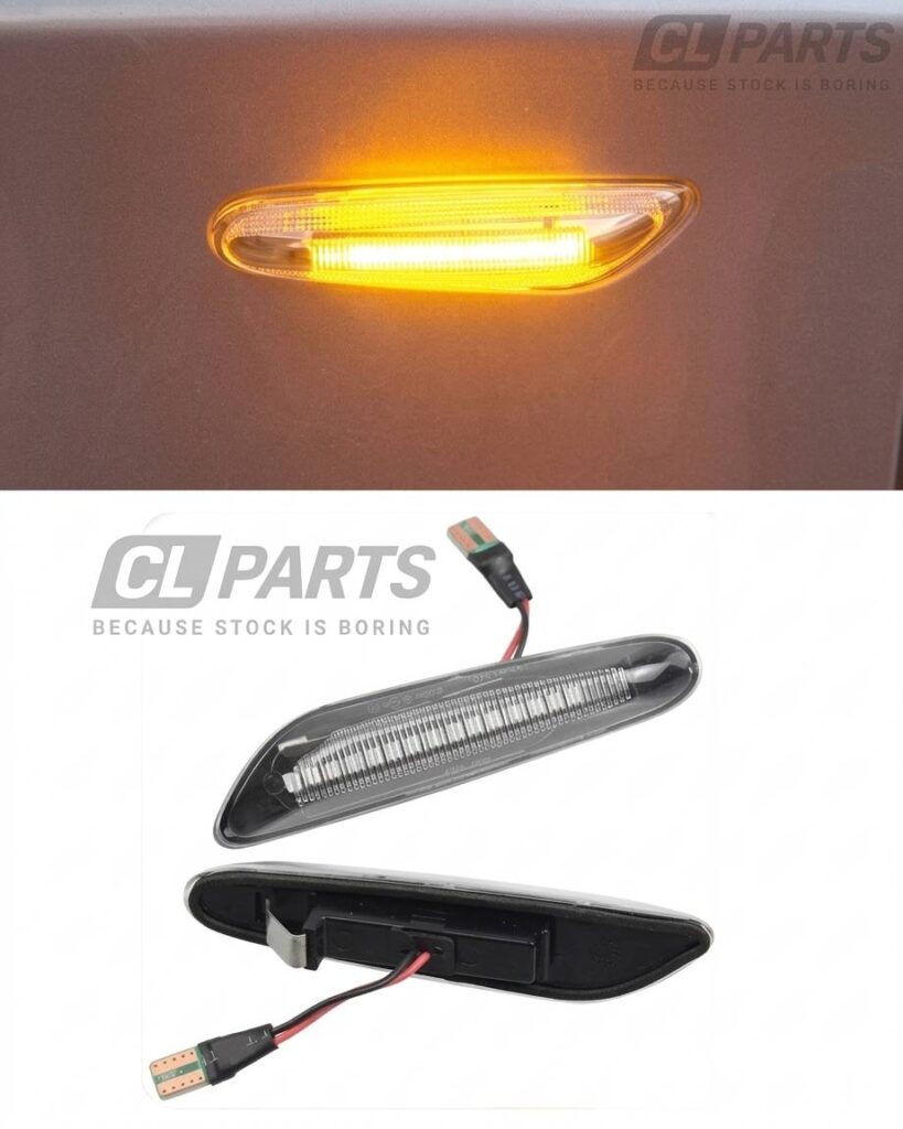 BMW E60 E61 E90 E91 E81 E82 Sivuvilkut kirkas dynaaminen LED