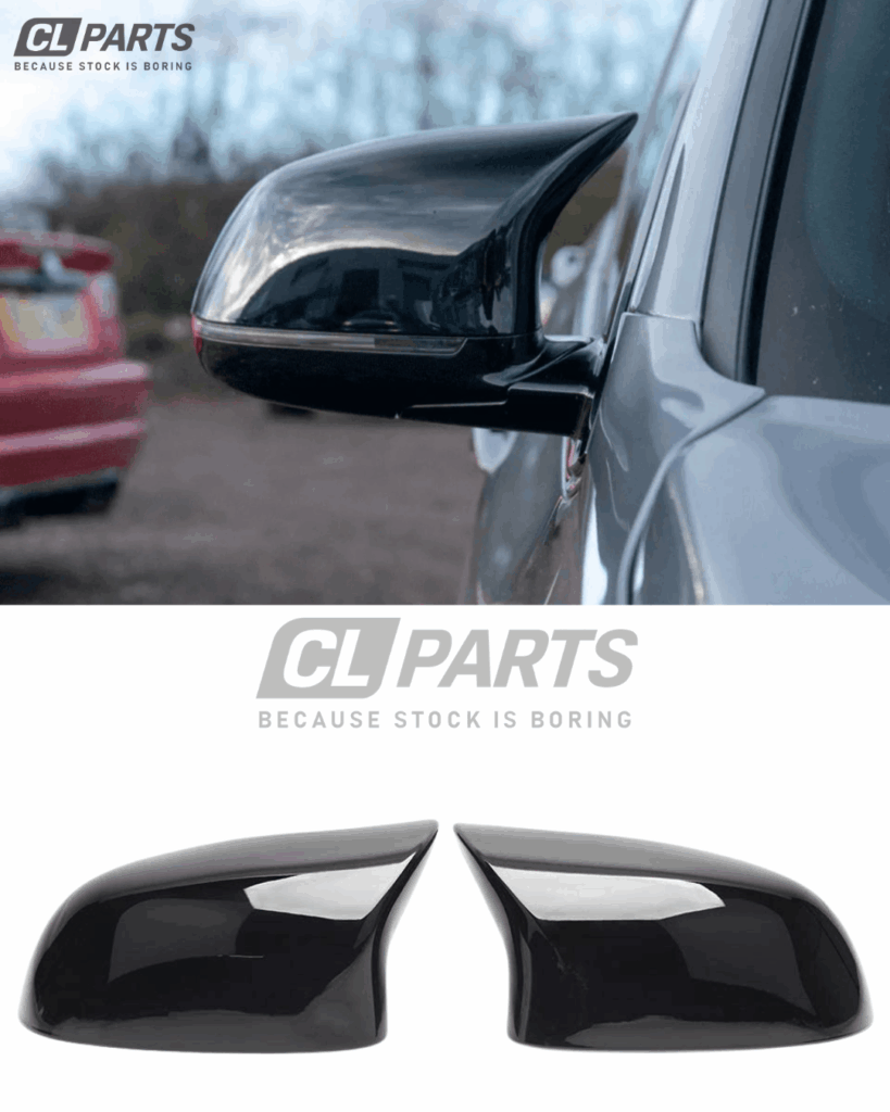 BMW F15 X5 F16 X6 F25 X3 F26 X4 Kiiltävän mustat M-look peilinkuoret
