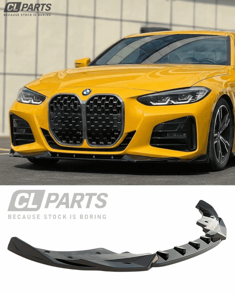 BMW G22 G23 MX-style etulippa kiiltävän musta