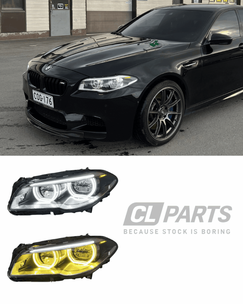 BMW 5-Sarja F10 / F11 LCI LED-ajovalot Xenon LCI ajovalojen tilalle